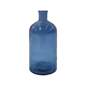 Blaue Glas Vase gross 1